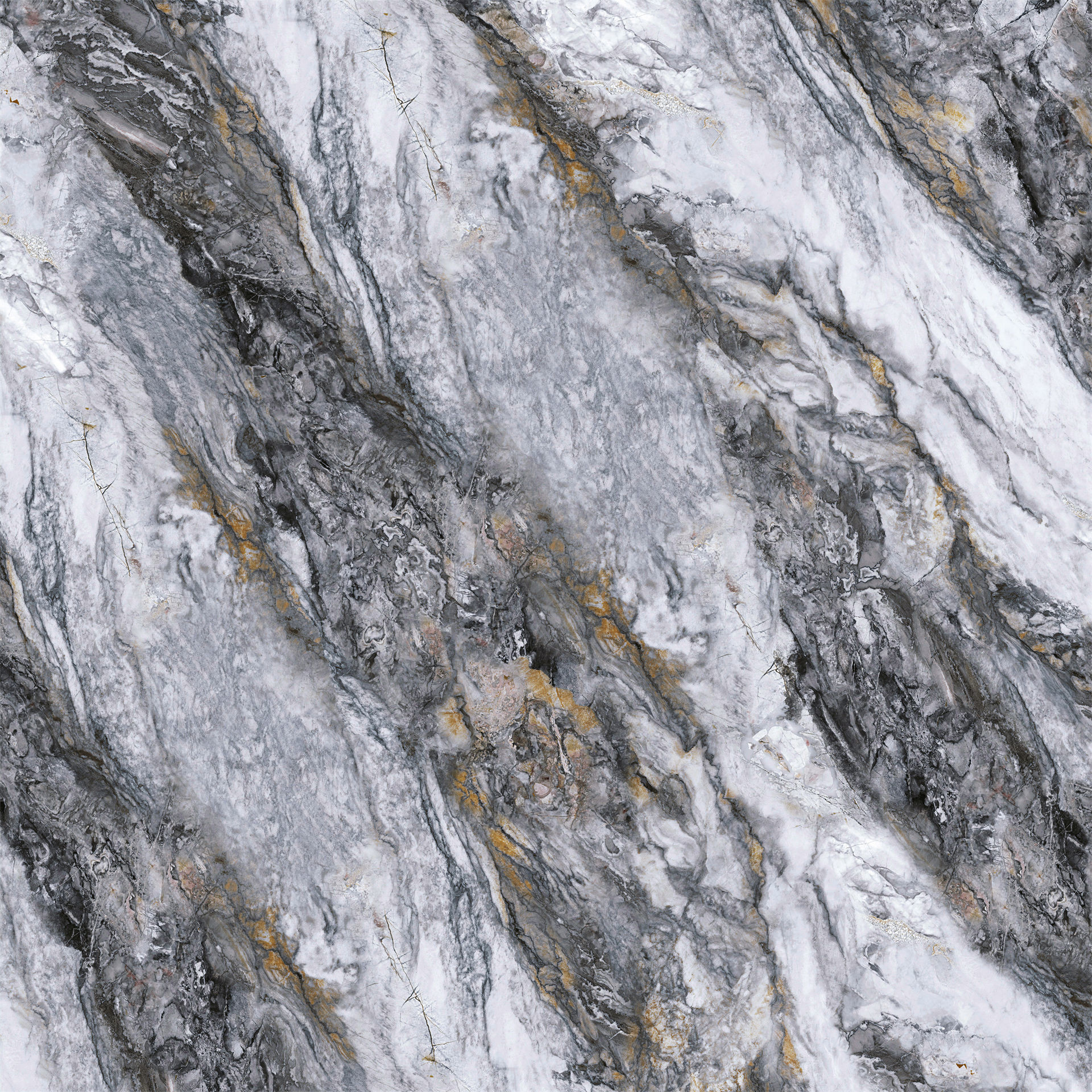 Wear - resistant and Stylish Polished Sintered Stone Slabs 1200x1200mm for Living Room Decoration