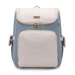 New Large-capacity PU Leather Diaper Bag Waterproof Shoulder Mommy Backpack With