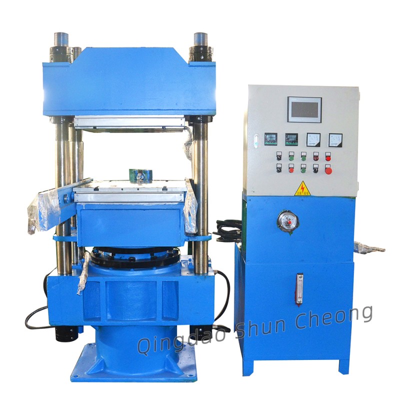 Column-type Flat Plate Vulcanizing Machine with 2-4 Working Layers, 35# Steel Plates, and Automatic Control