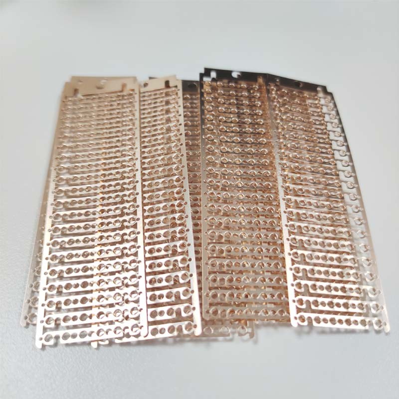 Brass Frame ROHS SMT Copper Clip Buckle ISO9001 For Material Splicing