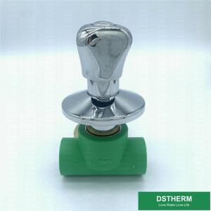 China ISO15874 Zinc Alloy PPR Stop Valve Corrosion Resistant For Water System Duct 32mm wholesale