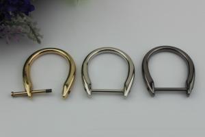 China 22MM Zinc Alloy D-ring Plated Nickel Free,Fashion Metal D Ring Buckle Bag Fittings wholesale