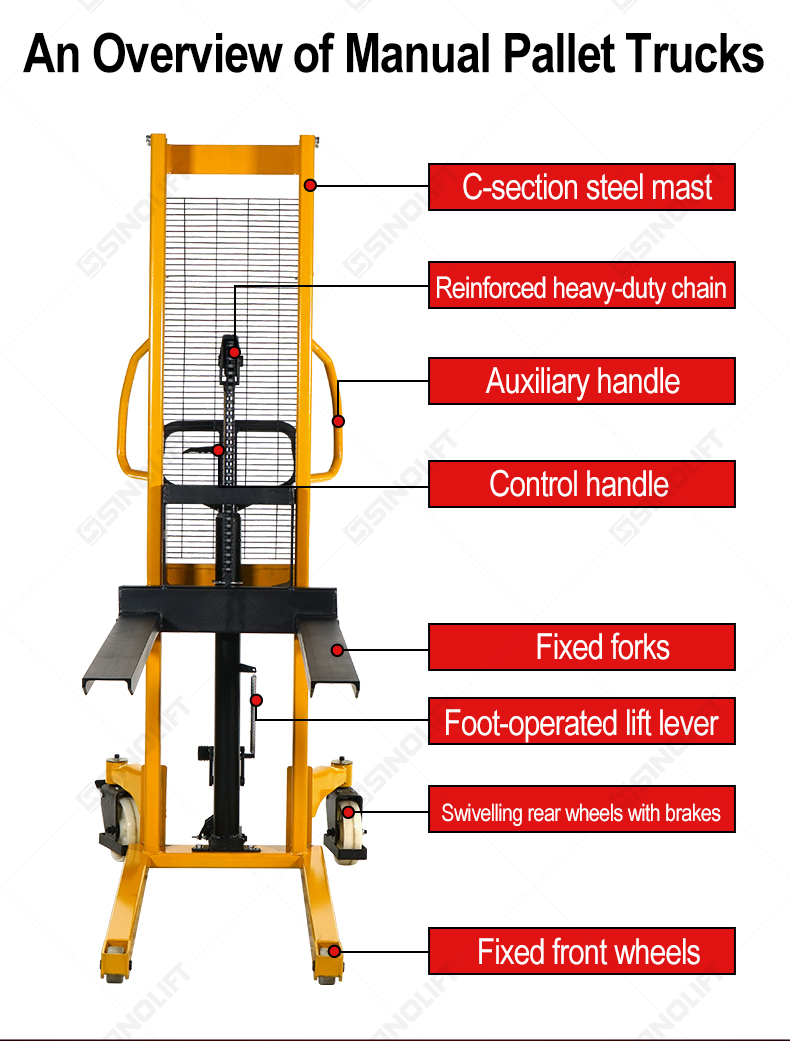 SINOLIFT SYC Manual Hydraulic Stacker