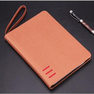 China Total 80 Sheets 6 Ring Zipper Binder , Personal Leather Notepad Binder For Business People on sale