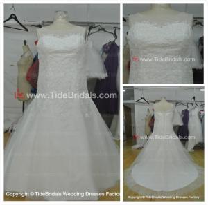China Plus size Aline Lace wedding dress #PS01 wholesale