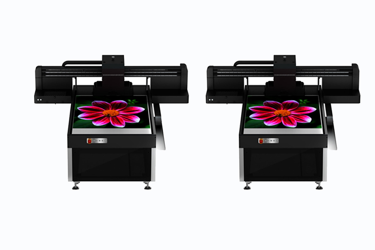 Steel Frame Structure UV Flatbed Printer 360 203Dpi 2.5PL XAAR 1201