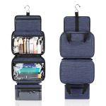 Large Hanging Toiletry Bag With Compartments 300D PVC Snowflake Travel Women'S