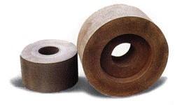 China Rubber Centerless Grinding Wheel Bonded Abrasives Brown wholesale