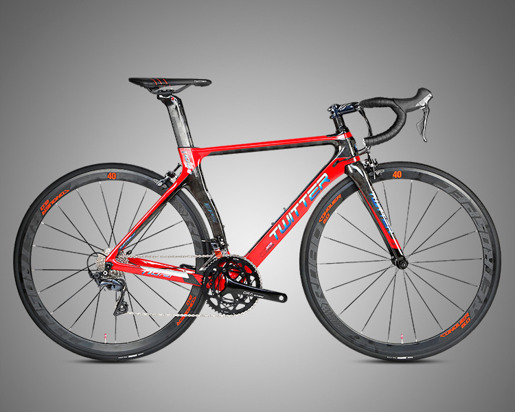 Custom Carbon Fiber Road Bike UV Laser Colorful Frame Reflective Water Decals