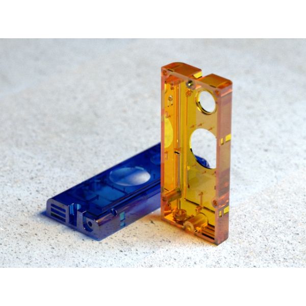 OEM / ODM ： Hot Runner Injection Molding & Transparent Smart Doorbell Upper Shell (1*2) No.23673
