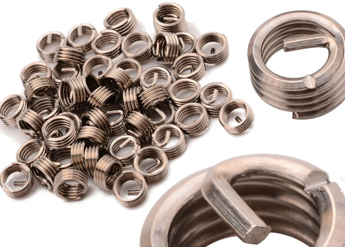 Customized Anodizing plating Carbon steel Wire Thread Insert Stainless steel with plain finish