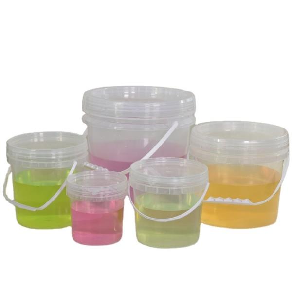 Accessories With Lid Eco Friendly White Plastic Food Storage Bucket with