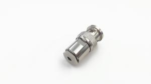 China Male Straight 50 Ohm Coax With Bnc Connectors Panel Mounting DC 4GHz Nickel Plated Body wholesale