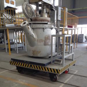 China Continuous Liquid Aluminum Ladle Forklift Type Heat Resistant on sale