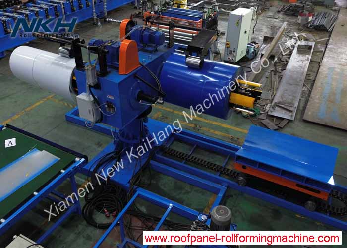 5Tons Double-head Hydraulic Un-coiler with Loading Car Hydraulic Decoiler with Coil Car Twin Head Decoiler