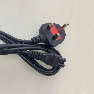 China Sunproof 0.5mm2 CCA 3 PIN UK Power Cable For Laptop Computer wholesale