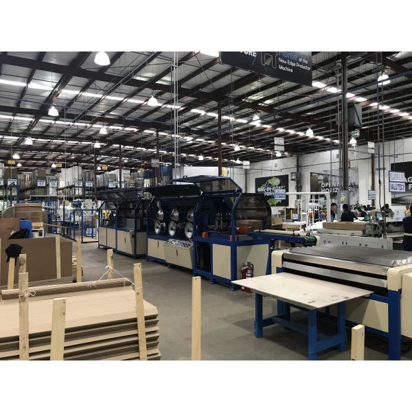 High Speed Paper Corner Protector Machine 70m/min L profile making Automatic