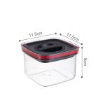 5PCS BPA Free 600ml Plastic Food Storage Containers With Airtight Lids