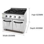 560x505x270mm Hotel Cleaning Tools And Equipment Oven Inner Space Temperature
