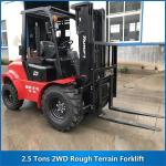 2.5 Tons 2WD Rough Terrain Lift Truck FD25-S 2500KG