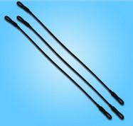 China ABNM Hot sales EAS accessories security double loop steel lanyard wholesale