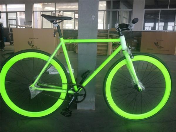 Steel Frame 700C Fixed Gear Bike Glow in Dark Fixie Gear Bicycle Fix Gear Road