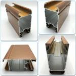 Luxurious Powder Coated Aluminum Profile For Casement Window With Double Glass