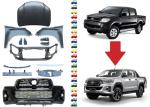 Export Auto Parts Body Kits For Toyota Hilux Vigo 2009 2012 , Upgrade To Hilux