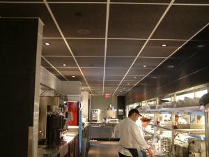 China Resturant Ceiling Tile RAL Grey Wood Wool Cement Acoustic Baffles Soundproofing Board wholesale