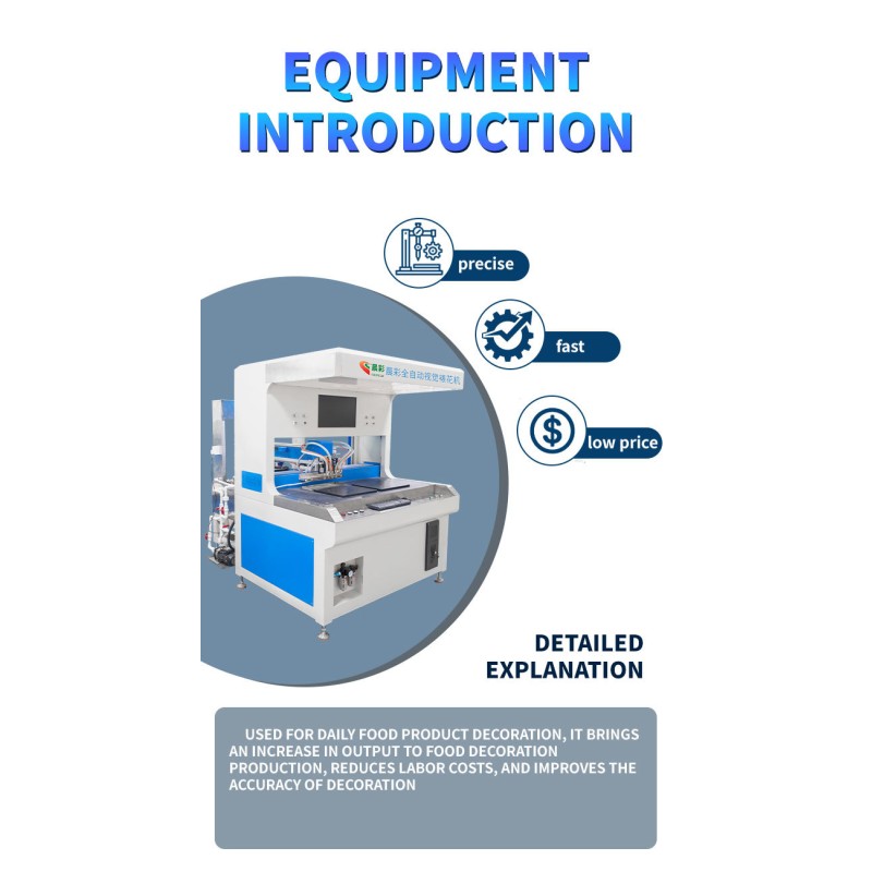 Automatic 4 Colors Visual Chocolate Laminating Machine Ice Cream Dripping Machine