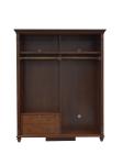 Rubber Wood made bedroom furniture in Special design Modern Headboard with wood