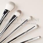 Long Lasting Daily 5pcs Makeup Brush Set Electroplating Plastic Makeup Brush