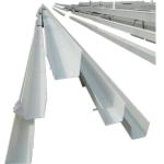 PVC Roof Rain Gutter Roofing Building Material Synthetic Plastic Rain Gutter
