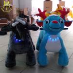 Hansel amusement electric plush toys coin operated kiddie rides for park