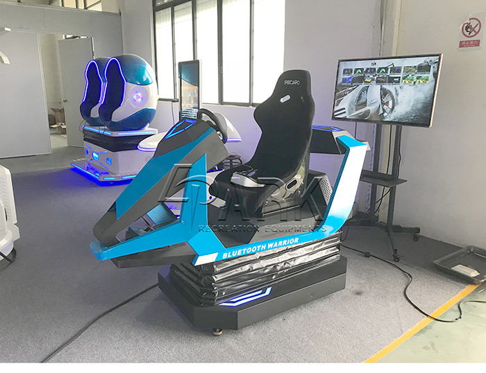 9D Effect Virtual Reality Racing Car Game Machine For Indoor Amusement