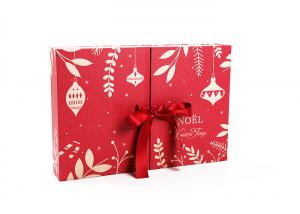 China Cardboard Christmas Gift Boxes With Ribbon wholesale