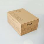 Wholesale custom corrugated paper shipping box tear strip packaging mailer box
