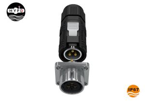 China IP67 Water Tight 20A 500V 3 Pin Power Signal Connector wholesale