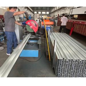 China Galvanised Steel CZ Purlin Roll Forming Machine 18 Stations For Building Construction wholesale