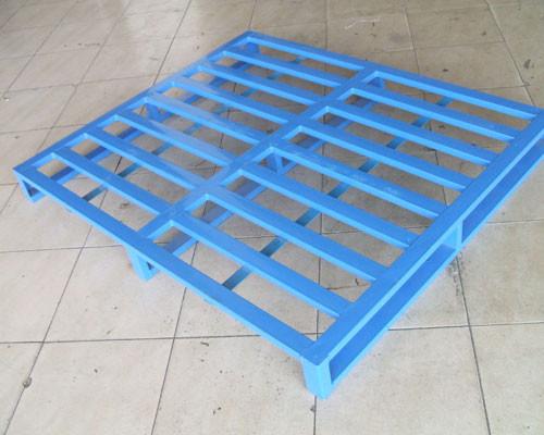 Customized Painting Steel Pallet Warehouse Equipments, Standard Pallet Size For