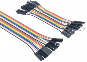China Male To Female Jumper Flat Ribbon Cable Assembly For Breadboard Prototyping wholesale
