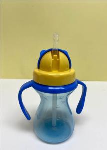 China 6oz Baby Weighted Straw Cup With Flip Lid Customized Logo wholesale
