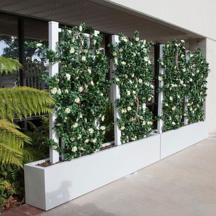 Wholesale Fiberglass Resin Flower Planters Modern Style FRP Plant Pots For Decor