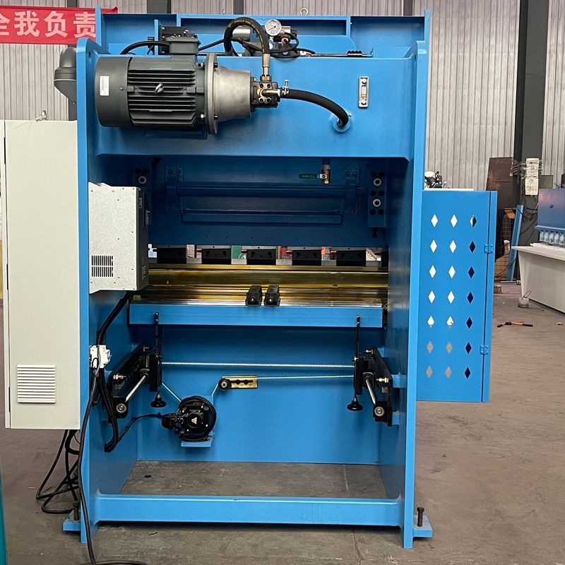 Small Press Brake 80T1600 6mm Carbon Steel 3mm Stainless Steel 5 Feet CNC Hydraulic Bending TP10S Controller 3Kw