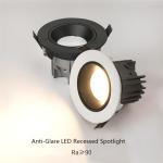 φ105mmxH108 Dimmable 12W LED Spotlight Ceiling 15W 24deg Ra90