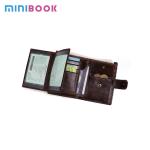Men's Slim Card Holder Billfold Money Clip Wallet Genuine Leather Small Bag for