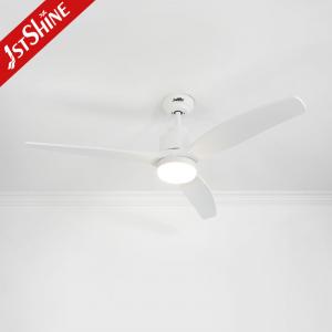 China Low Profile DC110V Dimmable LED Ceiling Fan Reversible Quiet DC Motor wholesale