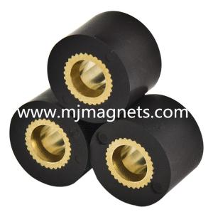 China plastic Injection bonded permanent magnet for automotive wholesale
