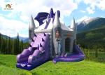 Purple Dragon Inflatable Jumping Castle With Slide For Birthday