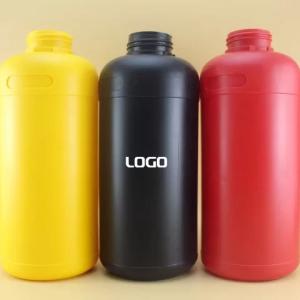 China 1000ml HDPE Plastic Container Ink Plastic Chemical Bottles Empty With Plastic Screw Cap wholesale